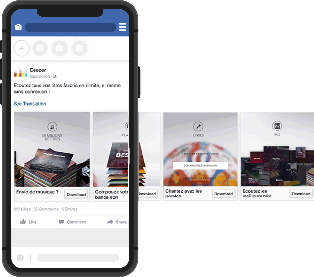 Facebook Ads - Formato secuencia
