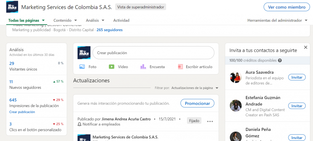 Sácale provecho a LinkedIn para tu empresa